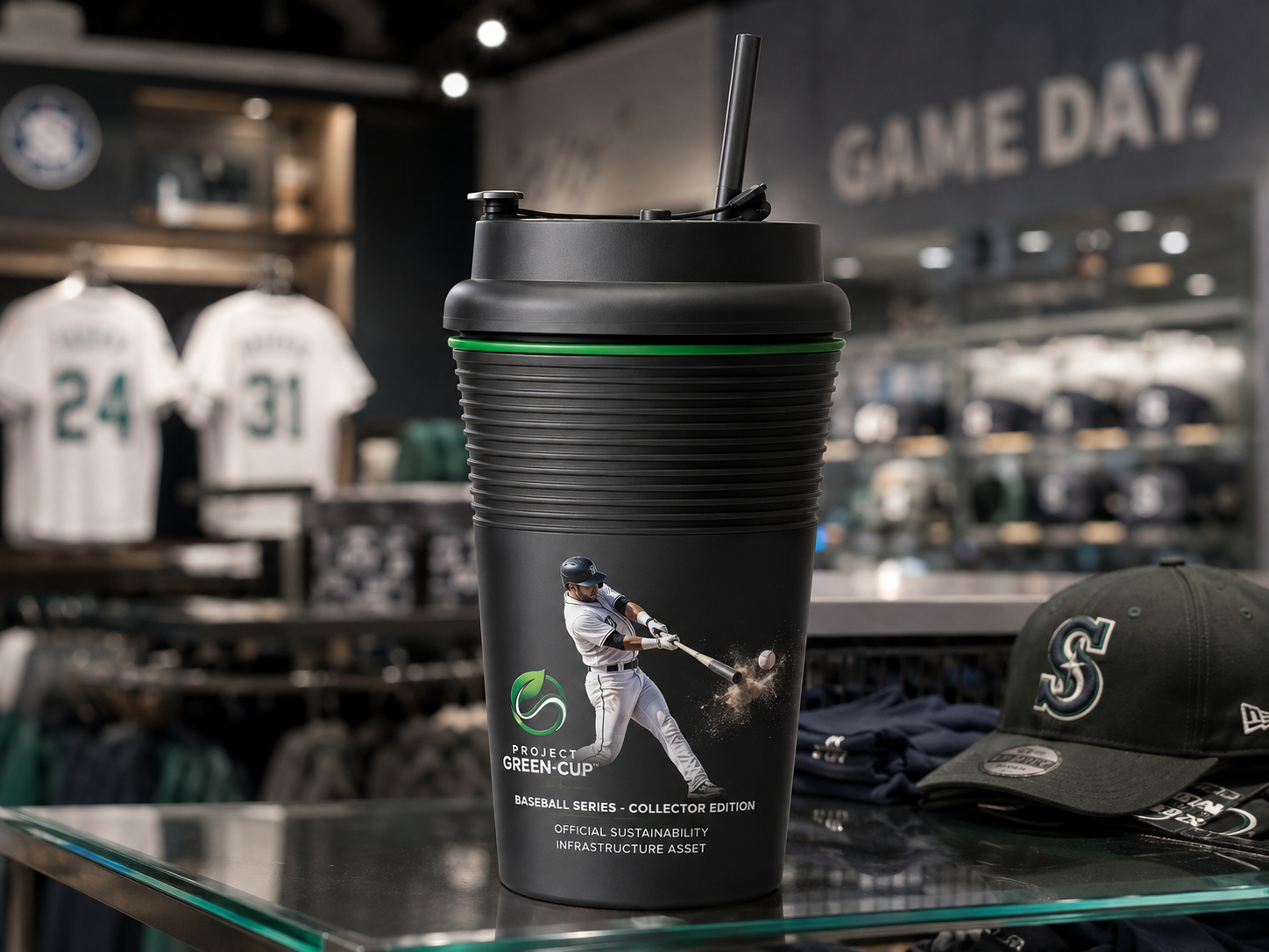 Baseball player series Project Green-Cup
